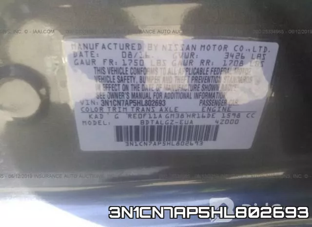 3N1CN7AP5HL802693 фото 10