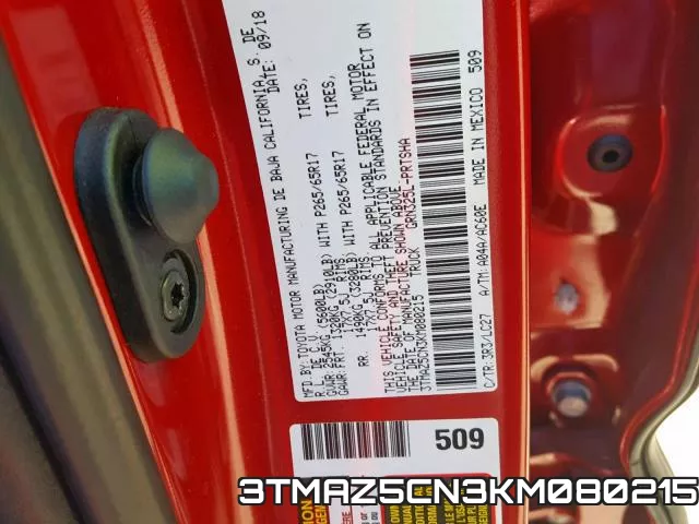 3TMAZ5CN3KM080215 фото 2