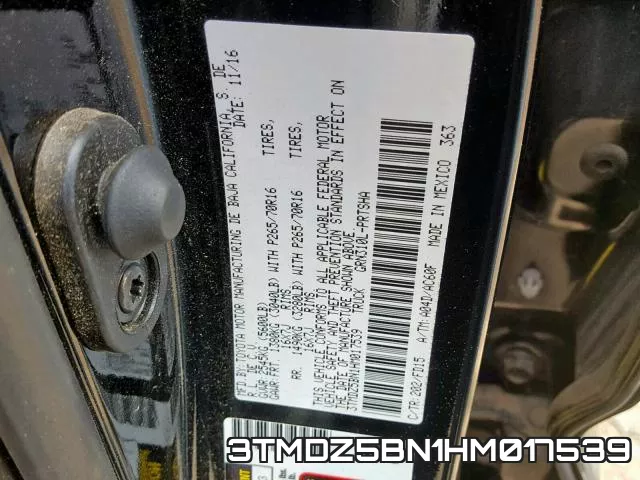 3TMDZ5BN1HM017539 фото 2