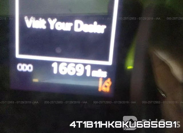 4T1B11HK8KU685891 фото 8