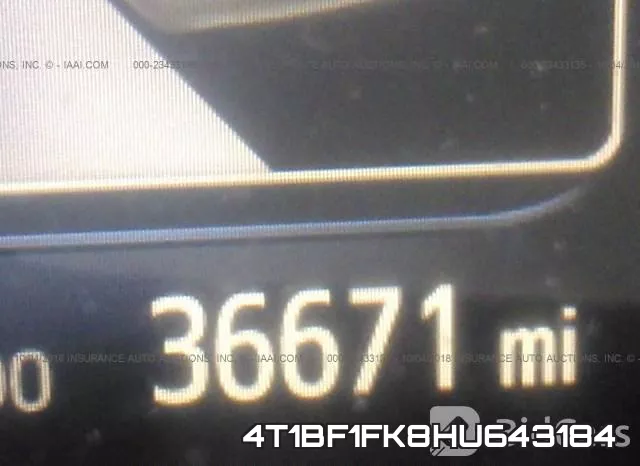 4T1BF1FK8HU643184 фото 8