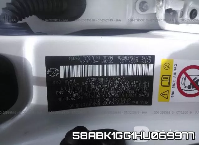 58ABK1GG1HU069977 фото 10