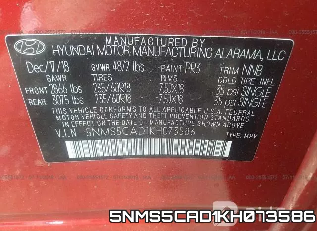 5NMS5CAD1KH073586 фото 10