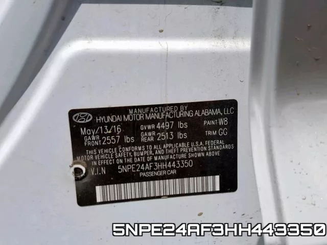 5NPE24AF3HH443350 фото 2