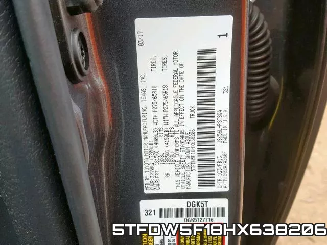 5TFDW5F18HX638206 фото 2