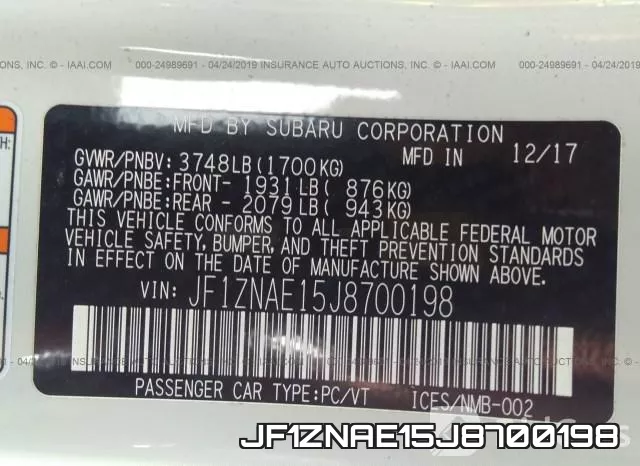 JF1ZNAE15J8700198 фото 8