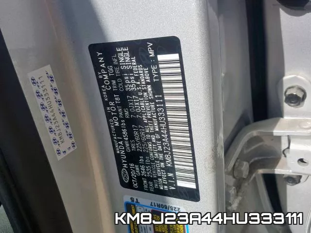 KM8J23A44HU333111 фото 2