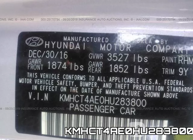KMHCT4AE0HU283800 фото 10