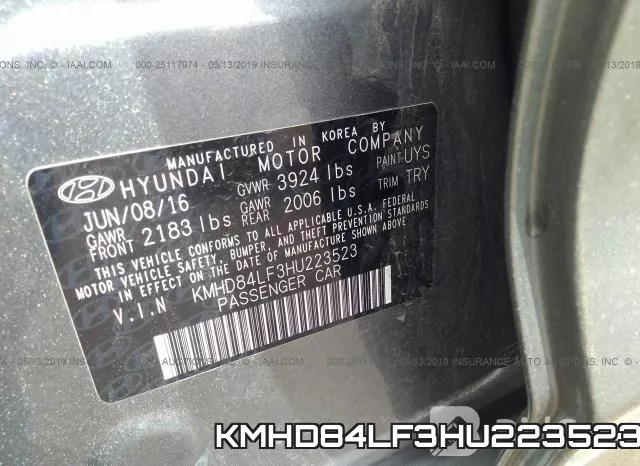 KMHD84LF3HU223523 фото 10