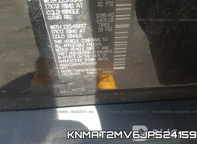 KNMAT2MV6JP524159 фото 10