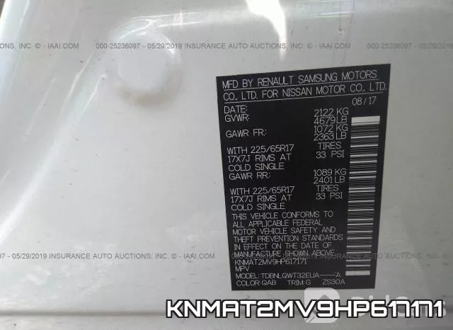 KNMAT2MV9HP617171 фото 10
