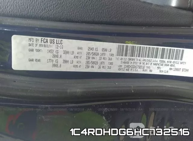 1C4RDHDG6HC732516 фото 9
