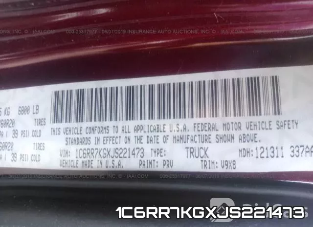1C6RR7KGXJS221473 фото 10