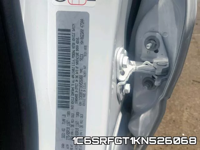 1C6SRFGT1KN526068 фото 2