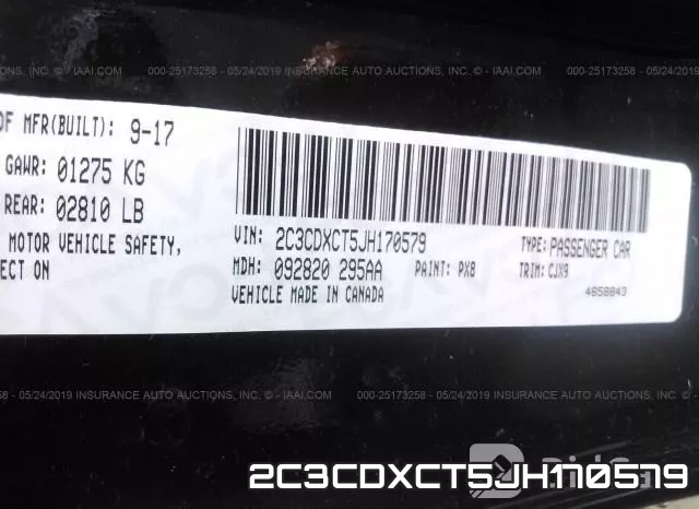 2C3CDXCT5JH170579 фото 10