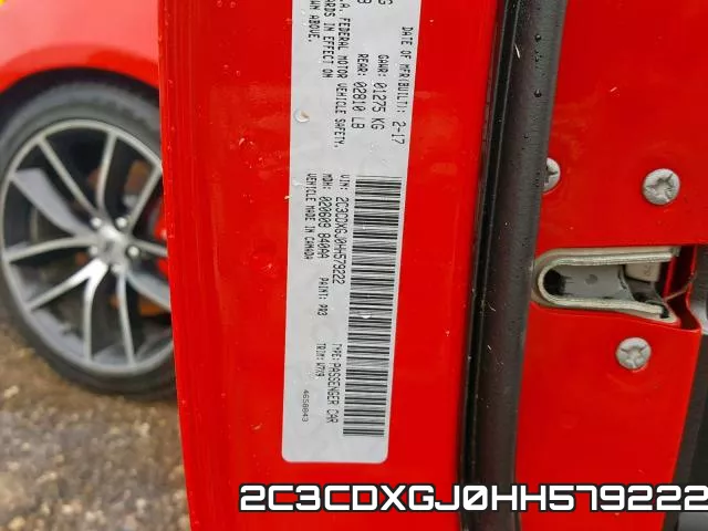 2C3CDXGJ0HH579222 фото 2