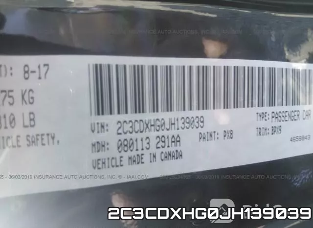 2C3CDXHG0JH139039 фото 10