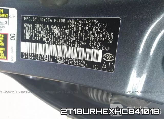 2T1BURHEXHC841018 фото 10