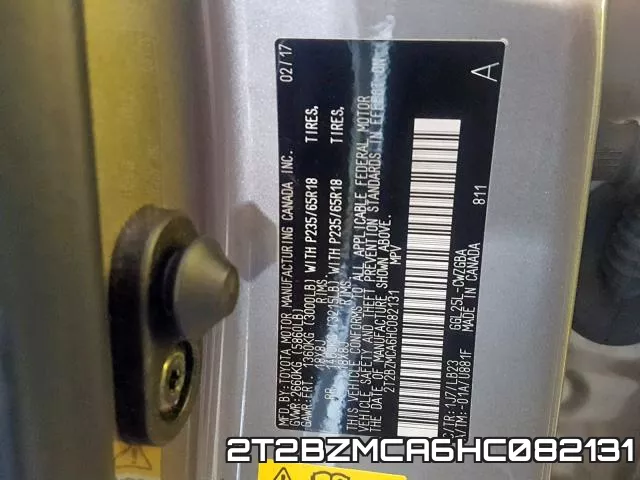 2T2BZMCA6HC082131 фото 2