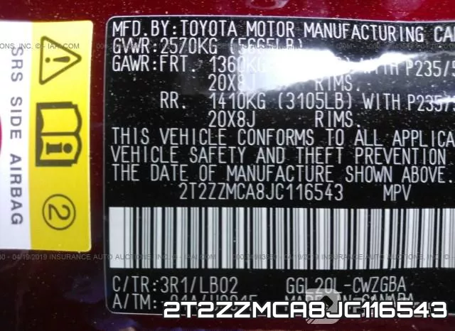 2T2ZZMCA8JC116543 фото 10