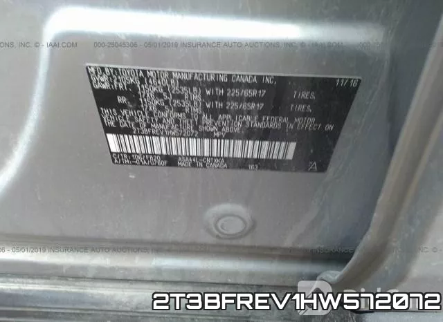 2T3BFREV1HW572072 фото 10
