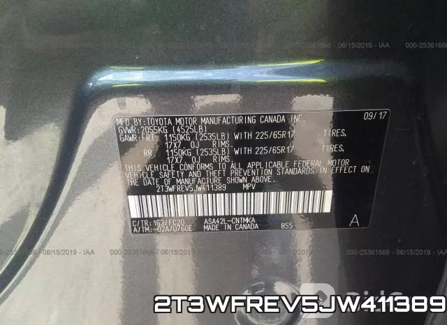 2T3WFREV5JW411389 фото 10