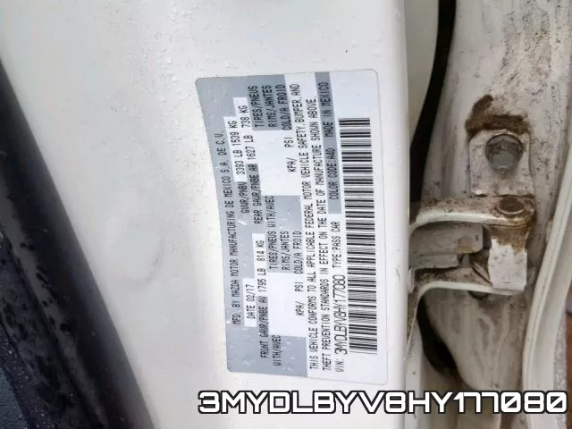 3MYDLBYV8HY177080 фото 2