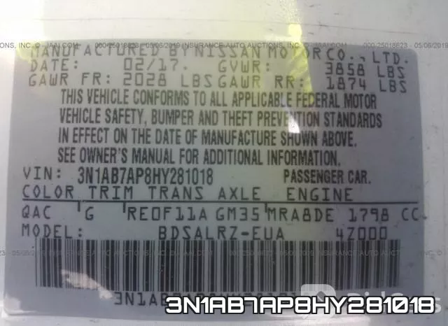 3N1AB7AP8HY281018 фото 10