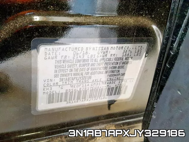 3N1AB7APXJY329186 фото 2