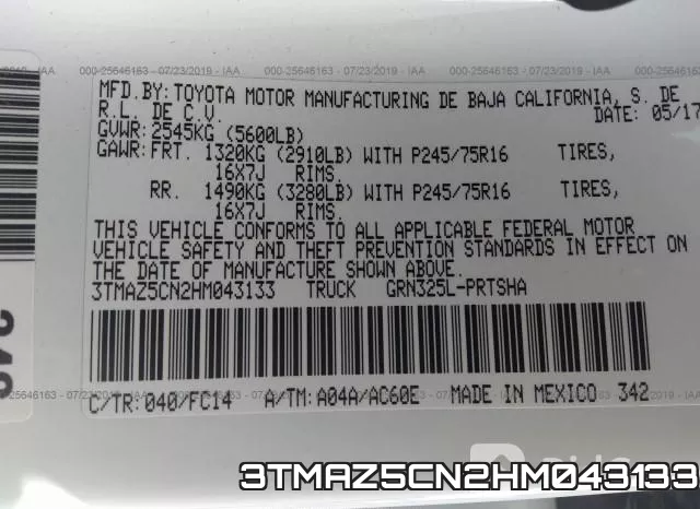 3TMAZ5CN2HM043133 фото 10