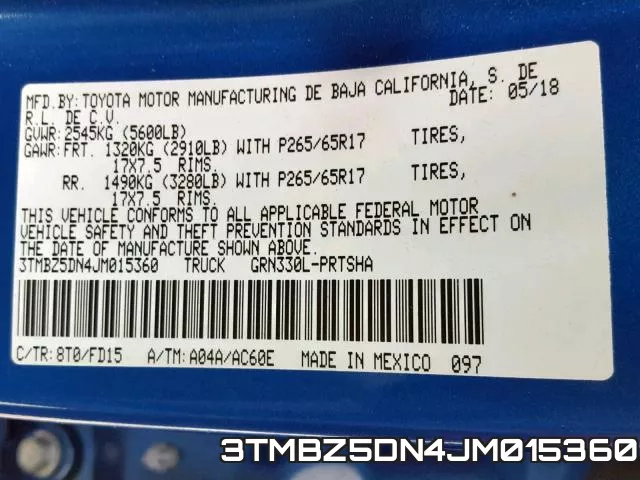 3TMBZ5DN4JM015360 фото 2