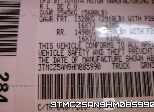 3TMCZ5AN9HM085990 фото 10