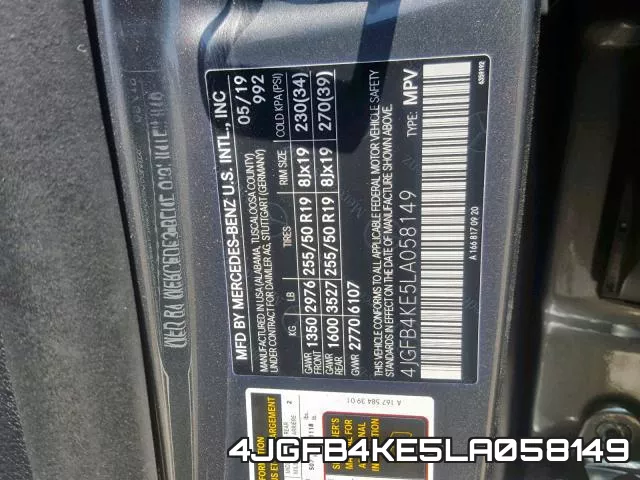 4JGFB4KE5LA058149 фото 2