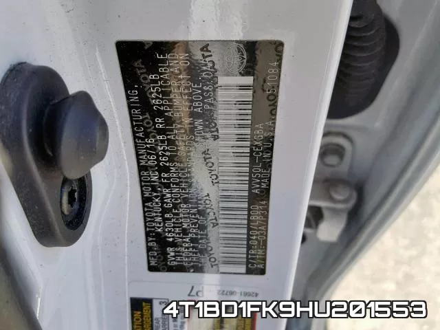 4T1BD1FK9HU201553 фото 2