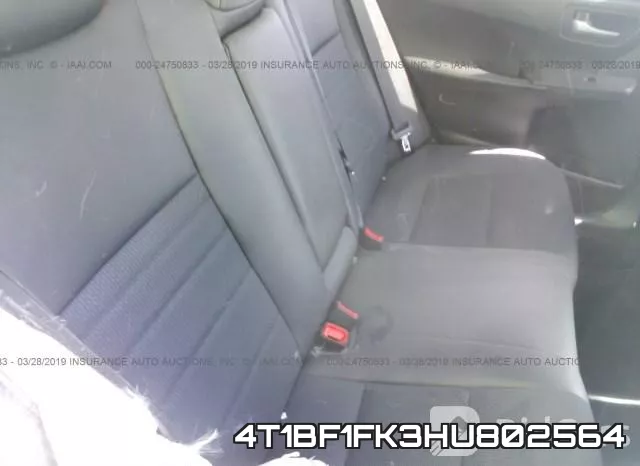 4T1BF1FK3HU802564 фото 8
