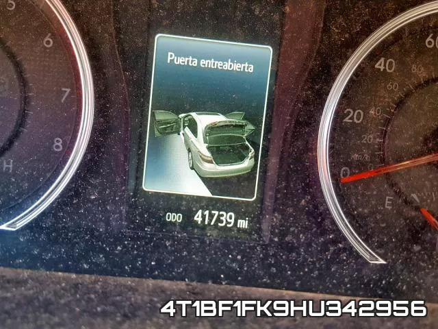 4T1BF1FK9HU342956 фото 9