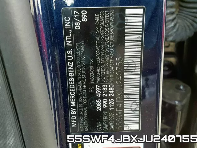 55SWF4JBXJU240755 фото 2