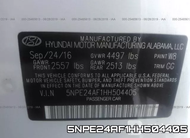5NPE24AF1HH504405 фото 10