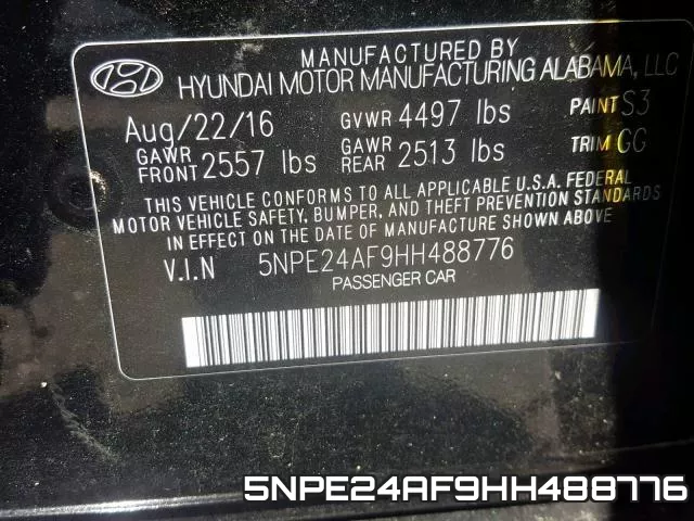 5NPE24AF9HH488776 фото 2