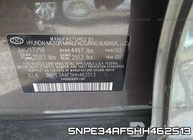 5NPE34AF5HH462513 фото 10