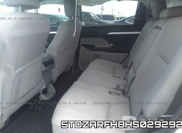 5TDZARFH8HS029292 фото 9