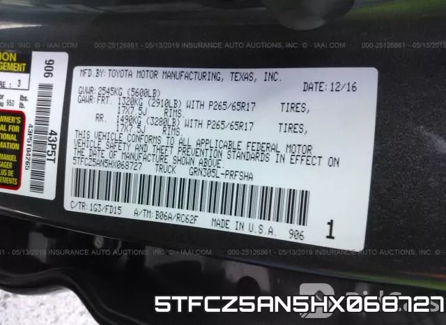 5TFCZ5AN5HX068727 фото 10