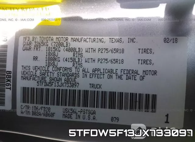 5TFDW5F13JX733097 фото 10
