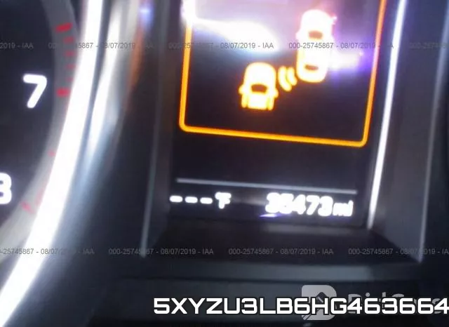 5XYZU3LB6HG463664 фото 8