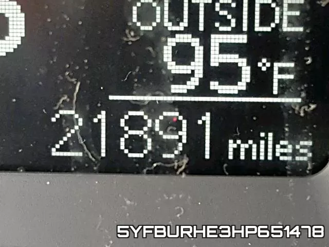 5YFBURHE3HP651478 фото 9