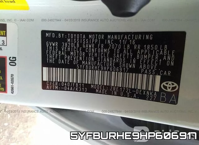 5YFBURHE9HP606917 фото 10