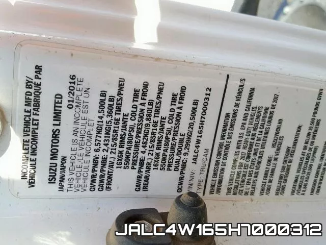 JALC4W165H7000312 фото 2