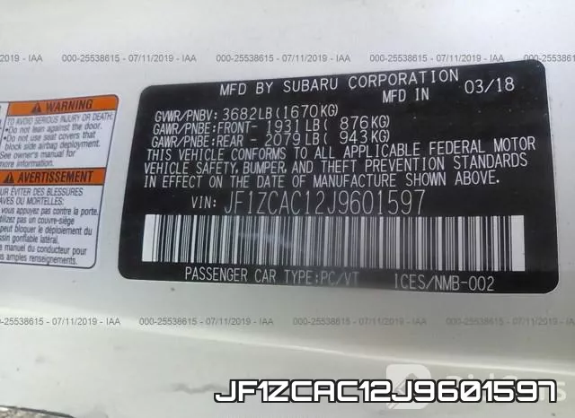 JF1ZCAC12J9601597 фото 10