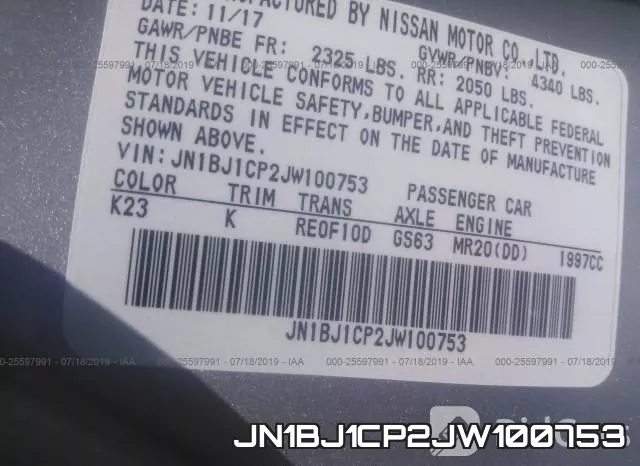 JN1BJ1CP2JW100753 фото 10