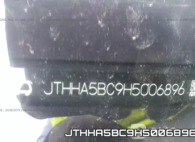 JTHHA5BC9H5006896 фото 10